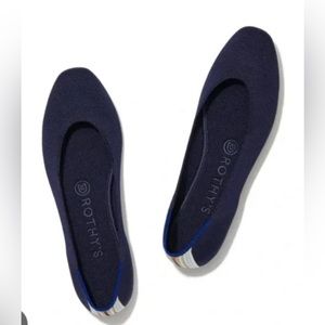 Rothy’s The Square Toe Flat - Navy